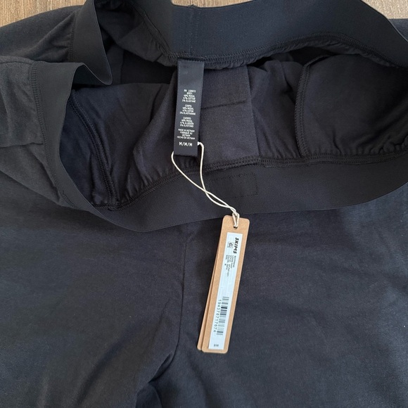 Skims Loose Loungewear Boyfriend Pant Onyx Straight Leg M L - Picture 11 of 11